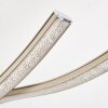 Plafonnier Kalandi LED Nickel mat, 2 lumières