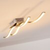 Plafonnier Kalandi LED Nickel mat, 2 lumières