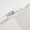 Plafonnier Kalandi LED Nickel mat, 2 lumières