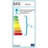 Borne d'éclairage Brilliant Neil Acier inoxydable, 1 lumière