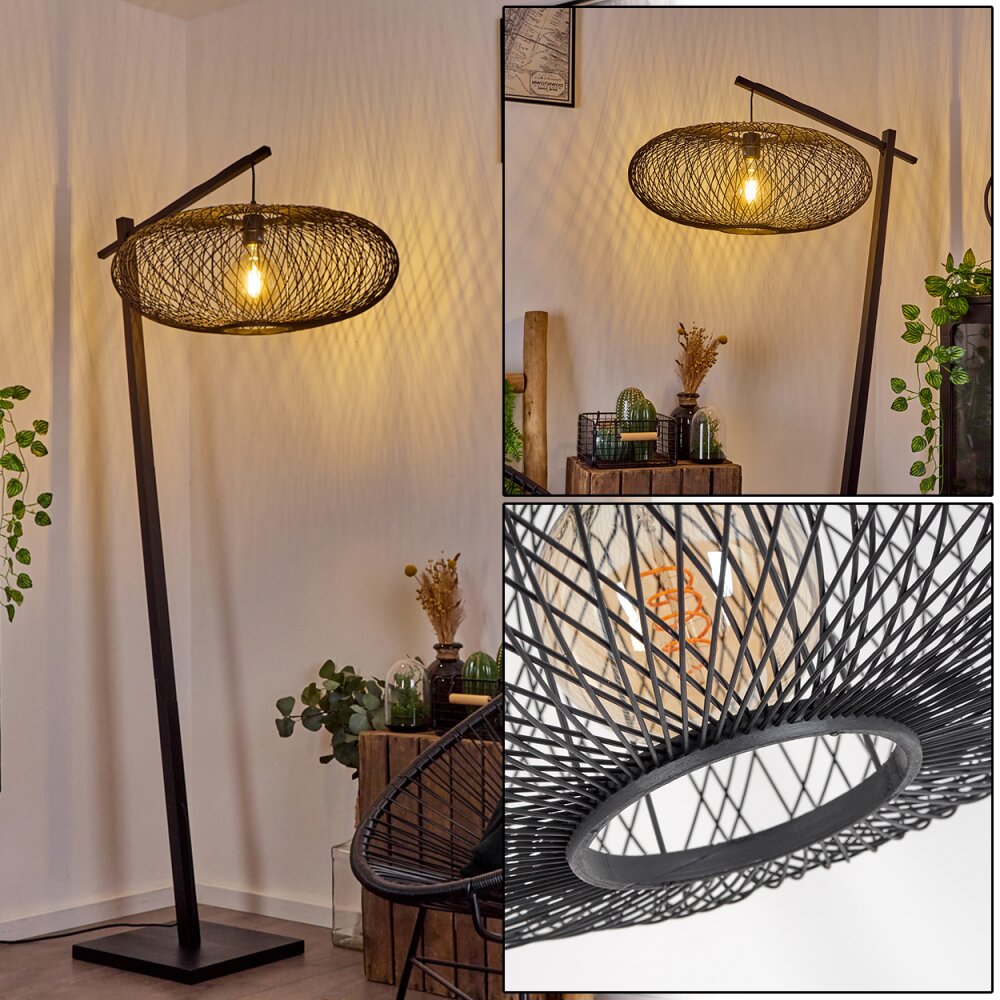 Lampadaire Brooker Noir, 1 lumière main product photo