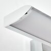 lampe miroir  Morges LED Chrome, Blanc, 1 lumière
