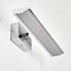 lampe miroir  Morges LED Chrome, Blanc, 1 lumière