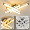 Plafonnier ISKUT LED Chrome, 4 lumières