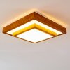 Plafonnier Sora Wood LED Blanc, 1 lumière Plafonnier Sora Wood LED Blanc, 1 lumière