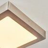 Plafonnier Finsrud LED Nickel mat, 1 lumière