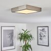 Plafonnier Finsrud LED Nickel mat, 1 lumière