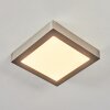 Plafonnier Finsrud LED Nickel mat, 1 lumière