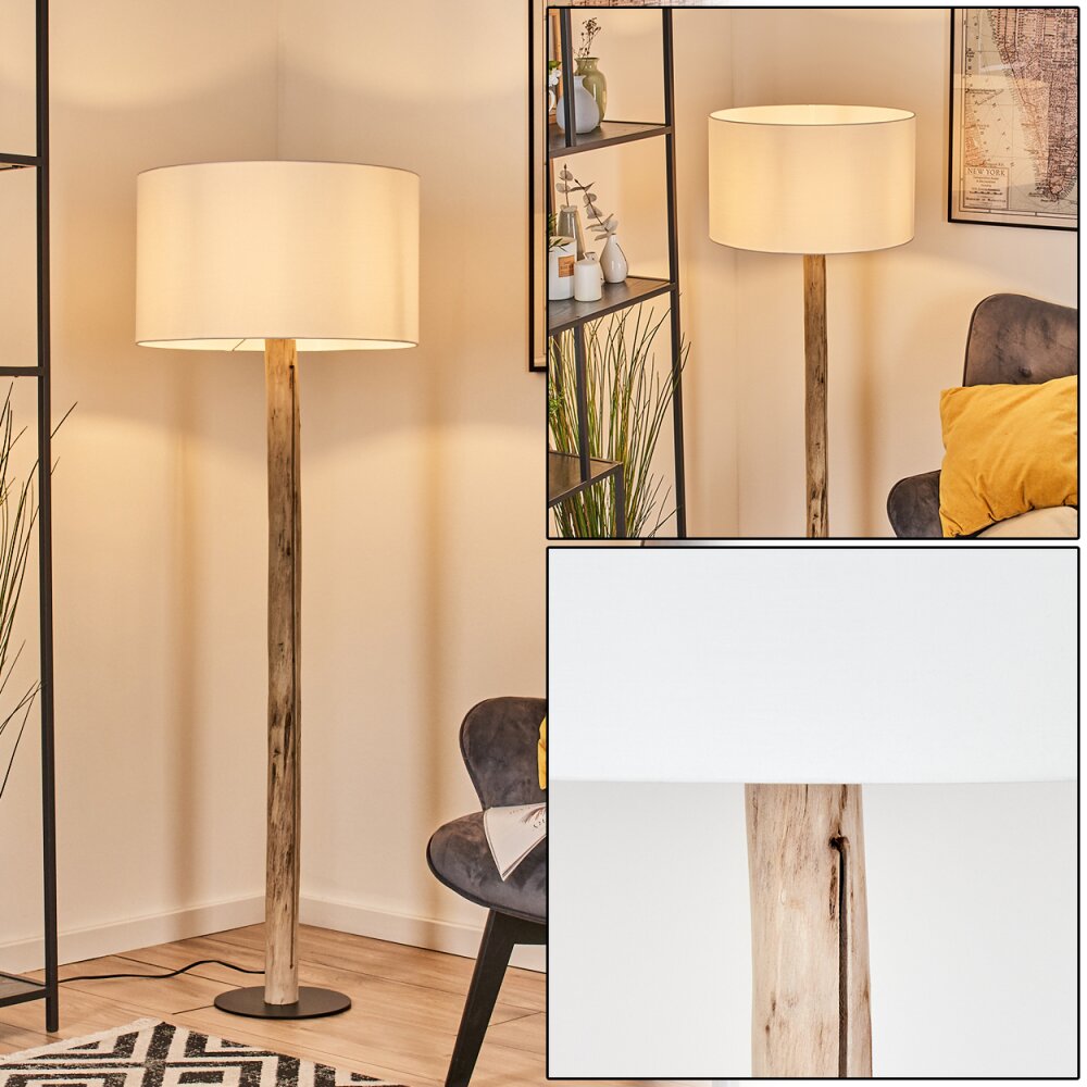 Flemming Lampadaire Écru, Noir, 1 lumière main product photo