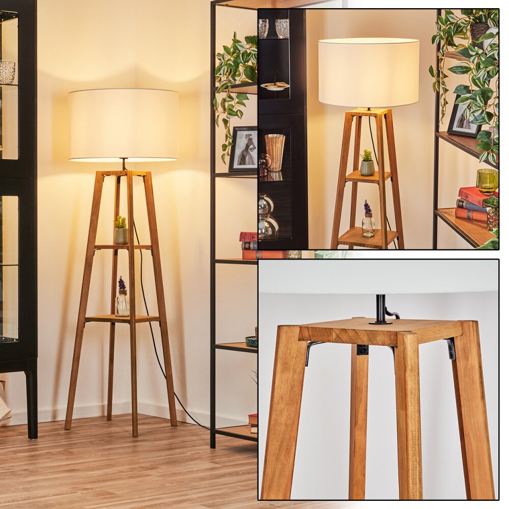 Flemming Lampadaire Écru, Noir, 1 lumière main product photo