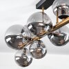 Chehalis Plafonnier, Boule lumineuse Or, Noir, 10 lumières