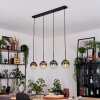 Gastor Suspension, Boule lumineuse, Suspension Bleu, Vert, Clair, Cuivré, 4 lumières