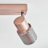 Nelar Plafonnier, Spot de plafond Bronze, Chrome, 4 lumières