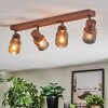 Nelar Plafonnier, Spot de plafond Bronze, Chrome, 4 lumières