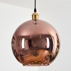 Koyoto Suspension, Boule lumineuse, Suspension Or, 1 lumière