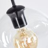Ripoll Suspension, Boule lumineuse, Suspension Ambre, Clair, Fumé, 6 lumières