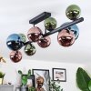 Chehalis Plafonnier, Boule lumineuse Bleu, Vert, Cuivré, 10 lumières