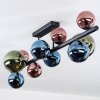 Chehalis Plafonnier, Boule lumineuse Bleu, Vert, Cuivré, 10 lumières