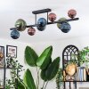 Chehalis Plafonnier, Boule lumineuse Bleu, Vert, Cuivré, 10 lumières