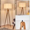 Flemming Lampadaire Écru, Noir, 1 lumière