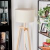 Flemming Lampadaire Écru, Noir, 1 lumière
