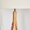 Flemming Lampadaire Écru, Nickel mat, 1 lumière
