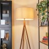 Flemming Lampadaire Écru, Nickel mat, 1 lumière