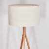 Flemming Lampadaire Écru, Nickel mat, 1 lumière