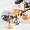 Chehalis Plafonnier, Boule lumineuse Or, Noir, 10 lumières
