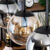 Gastor Suspension, Boule lumineuse, Suspension Ambre, Clair, Fumé, 4 lumières