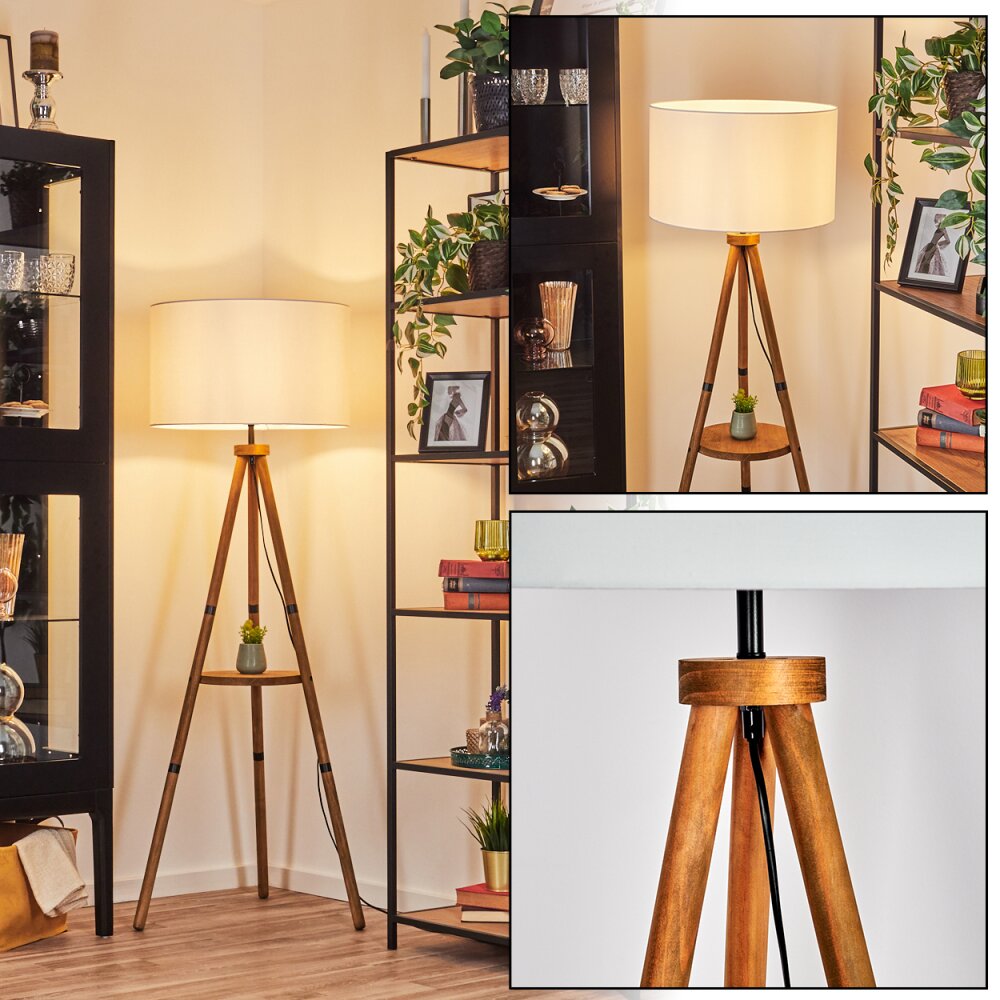 Flemming Lampadaire Brun, Écru, Noir, 1 lumière main product photo