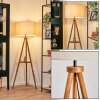 Flemming Lampadaire Brun, Écru, Noir, 1 lumière