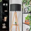 Flemming Lampadaire Écru, Noir, 1 lumière