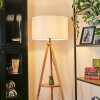 Flemming Lampadaire Écru, Noir, 1 lumière