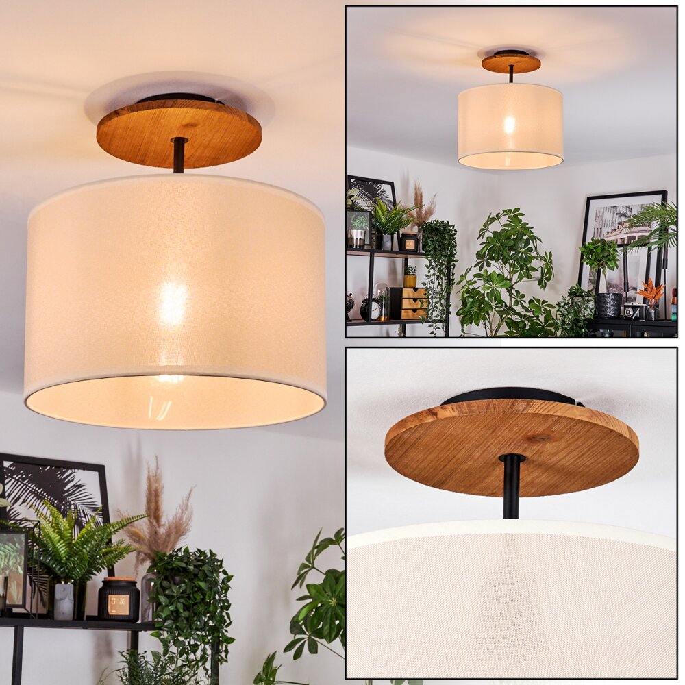 Bassagoda Plafonnier Écru, Noir, 1 lumière main product photo