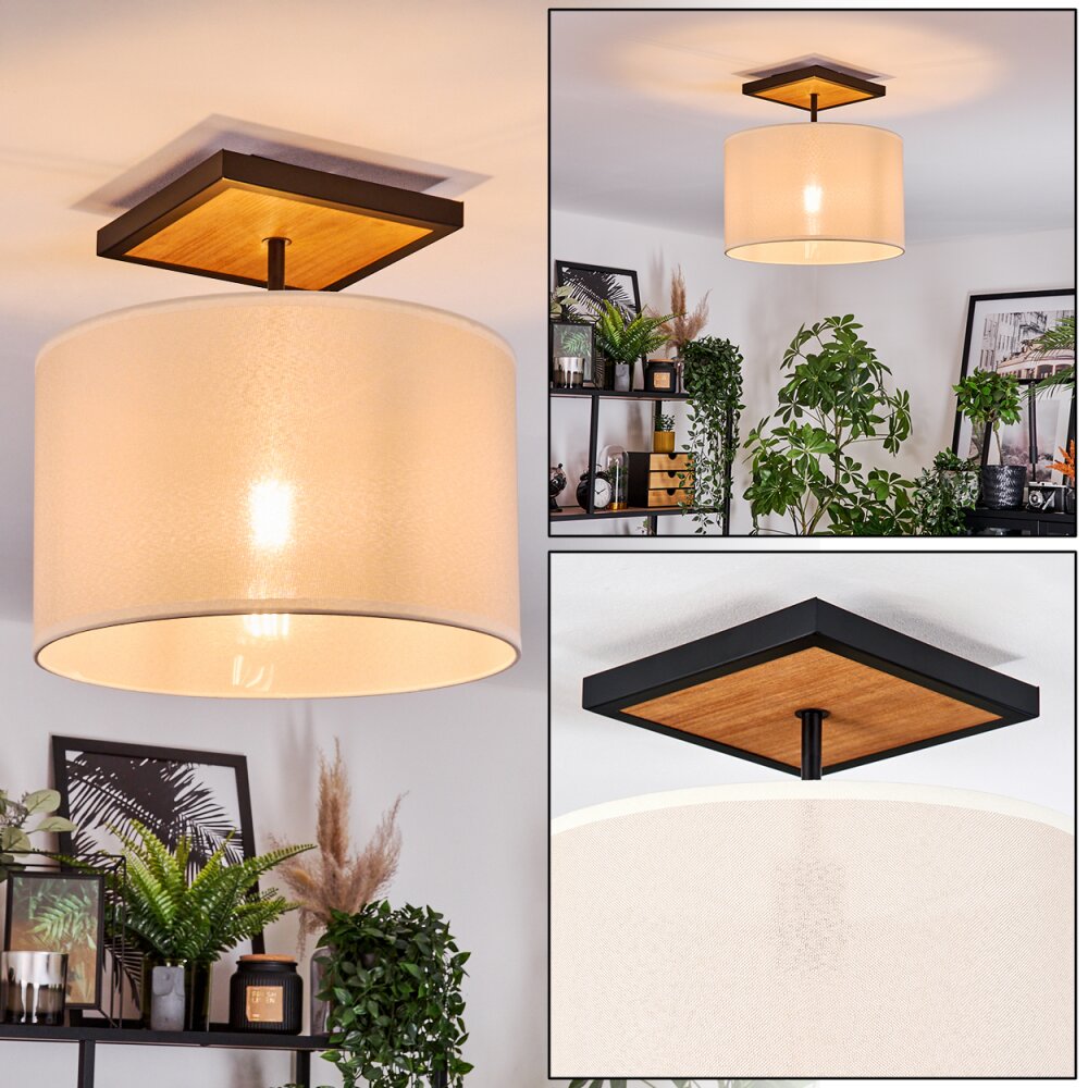 Bassagoda Plafonnier Écru, Noir, 1 lumière main product photo