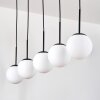 Gastor Suspension, Boule lumineuse, Suspension Blanc, 5 lumières