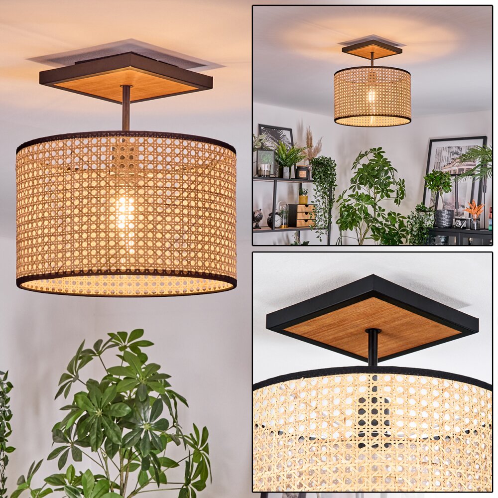 Ramila Plafonnier Écru, Noir, 1 lumière main product photo