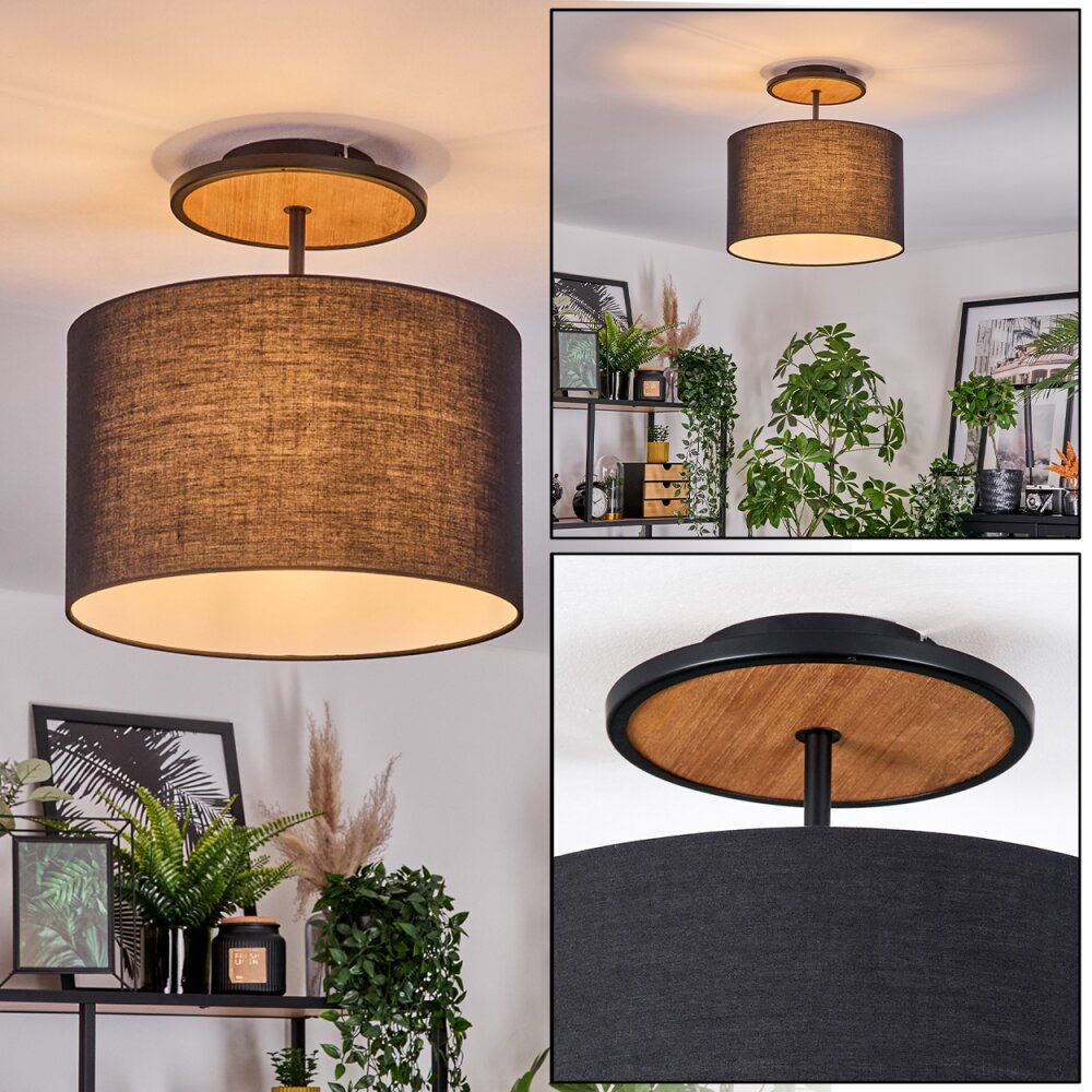 Bassagoda Plafonnier Écru, Noir, 1 lumière main product photo