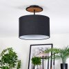 Bassagoda Plafonnier Écru, Noir, 1 lumière