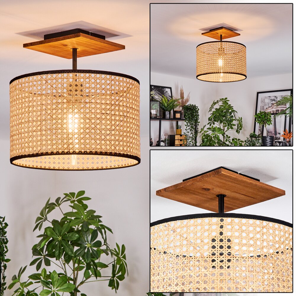 Ramila Plafonnier Écru, Noir, 1 lumière main product photo
