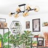 Ripoll Plafonnier, Boule lumineuse Ambre, 10 lumières