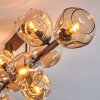 Ripoll Plafonnier, Boule lumineuse Ambre, 10 lumières