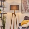 Flemming Lampadaire Écru, Noir, 1 lumière
