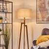 Flemming Lampadaire Écru, Noir, 1 lumière