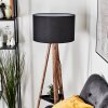 Flemming Lampadaire Écru, Noir, 1 lumière