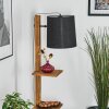 Venor Lampadaire Brun foncé, Écru, Noir, 1 lumière