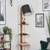 Venor Lampadaire Brun foncé, Écru, Noir, 1 lumière