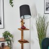 Venor Lampadaire Brun foncé, Écru, Noir, 1 lumière