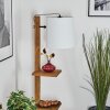 Venor Lampadaire Brun foncé, Écru, Noir, 1 lumière
